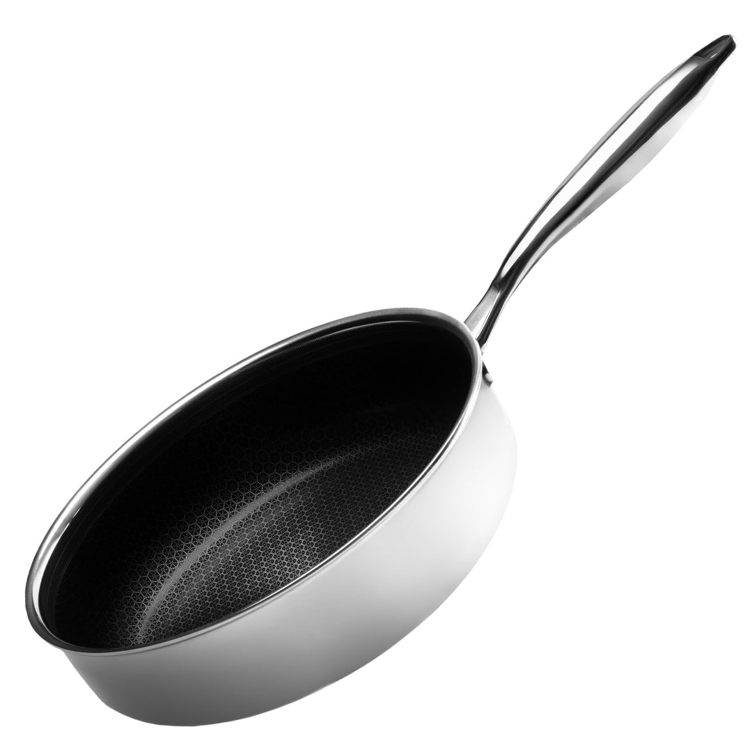 Sautepfanne 26 cm - 3,7 L | Tiefe Bratpfanne für alle Herdarten | Kratzfeste Antihaft-Oberfläche | 3