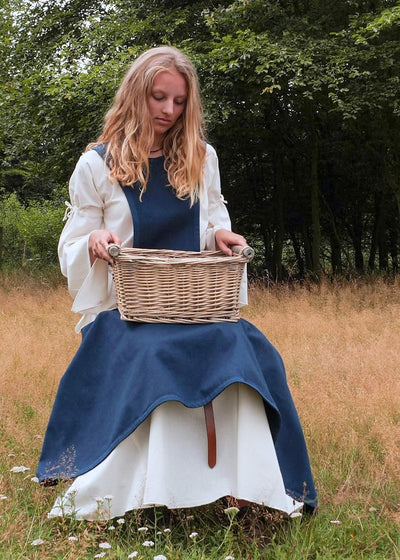 Battle-Merchant Mittelalter Überkleid Surcot Andra für Damen aus Canvas | Segeltuch Baumwolle Wiking