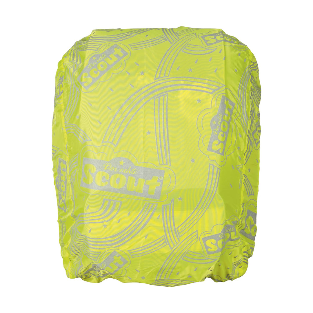 Undercover Scout Regenhülle, Neon Safety Cape, Gelb, Universeller Regenschutz mit Reflektierenden El