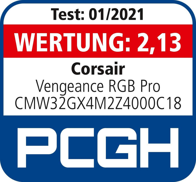 Corsair Vengeance RGB Pro 32GB (2x16GB) DDR4 4000 (PC4-32000) C18 optimiert für AMD X570 - Schwarz 2