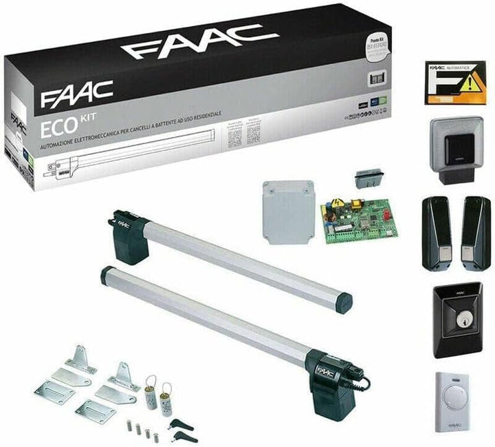 Elektromechanische Automatisierung für Flügeltore, ECO KIT 230 V GREEN