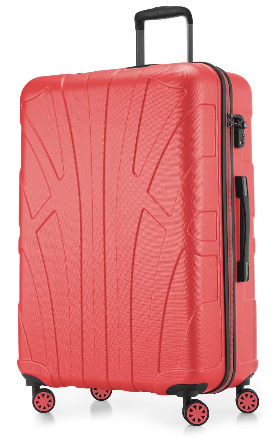 suitline - Grosser Hartschalen-Koffer Koffer Trolley Rollkoffer XL Reisekoffer, TSA, 76 cm, ca. 96-1