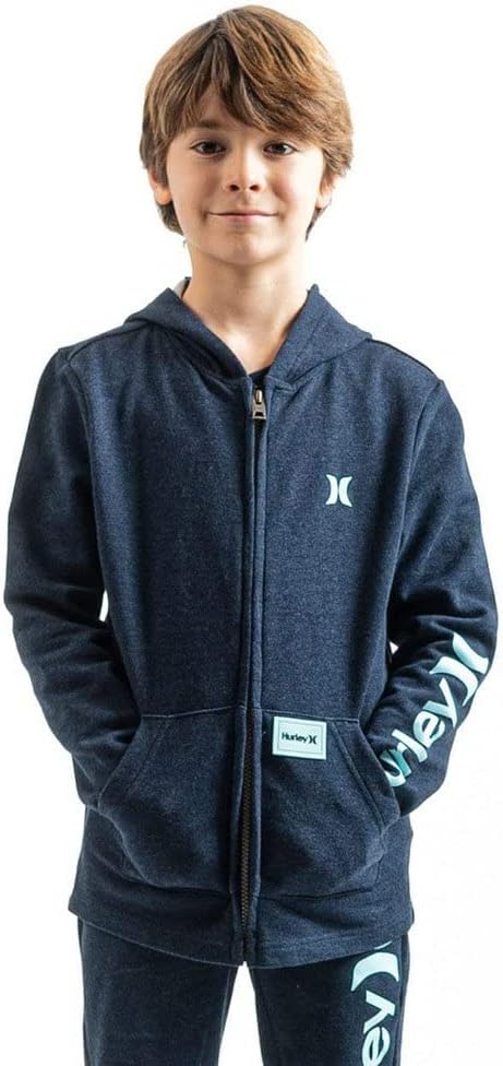 Hurley Jungen Hrlb Naturals Full Zip Po Sweatshirt 10 Jahre Uu7, 10 Jahre Uu7