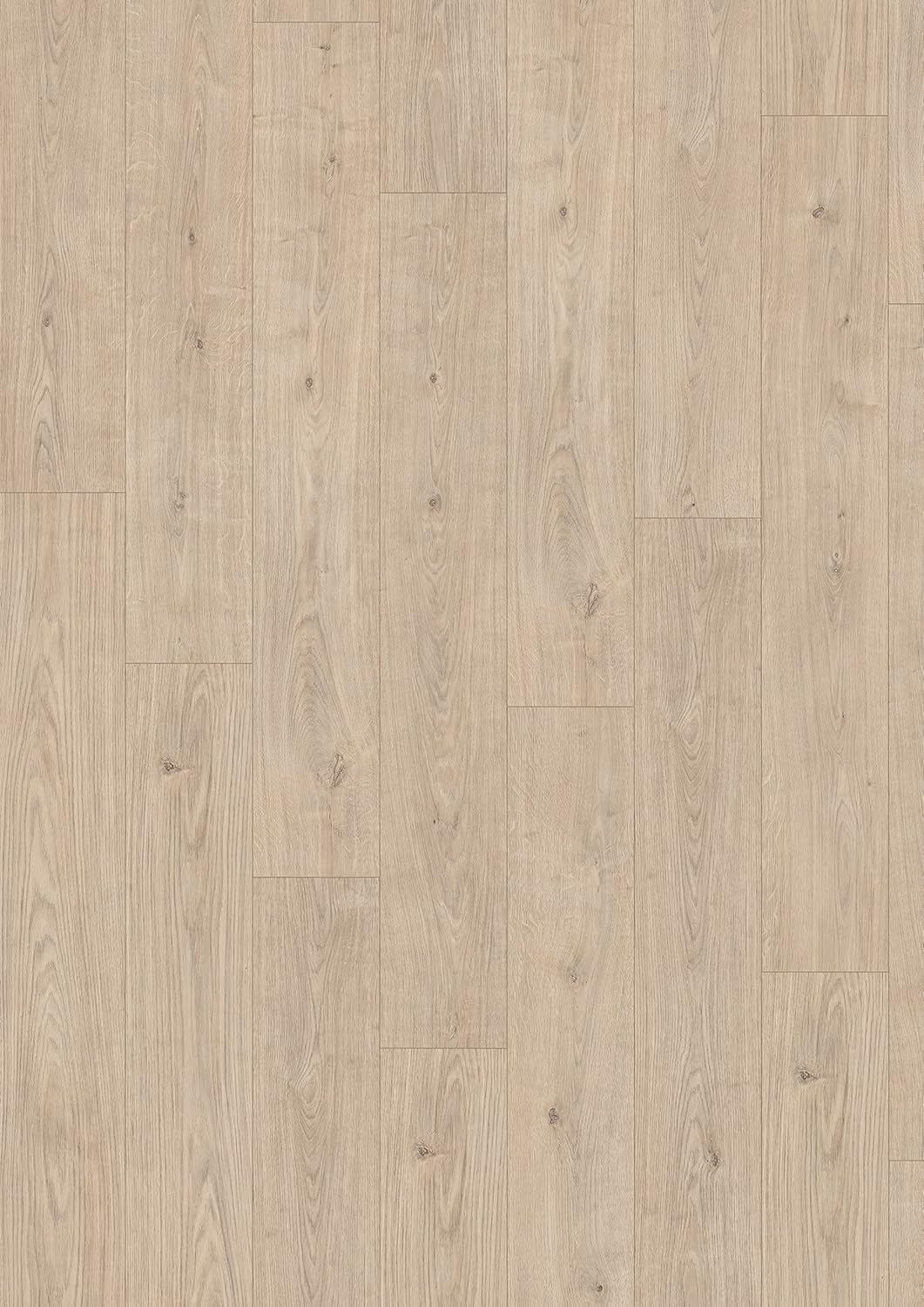 EGGER Laminatboden EL1000 Berdal Eiche hell (7mm, 2,494m²) | authentische Holzoptik | | Einfache Ver