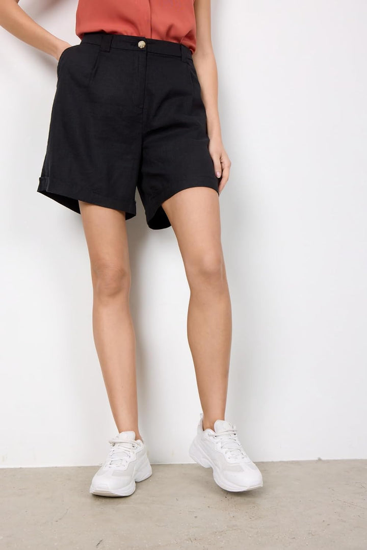 Soyaconcept Women's SC-INA 33-B Damen Shorts, Schwarz, 46