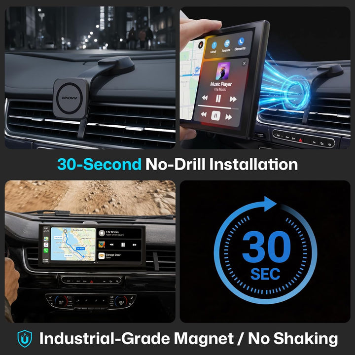 INNOVV 10,3-Zoll-Carplay-Bildschirm für Autos, 1920 * 720 IPS-Touchscreen-Autoradio mit GPS-Navigati