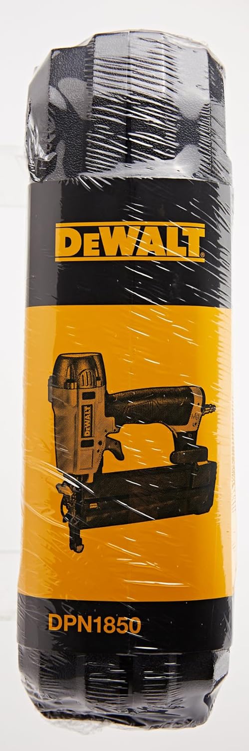 Dewalt DPN1850-XJ DPN1850 Druckluft Nagler ölfrei wartungsfrei 18G 15-50mm mit Koffer, Yellow, m