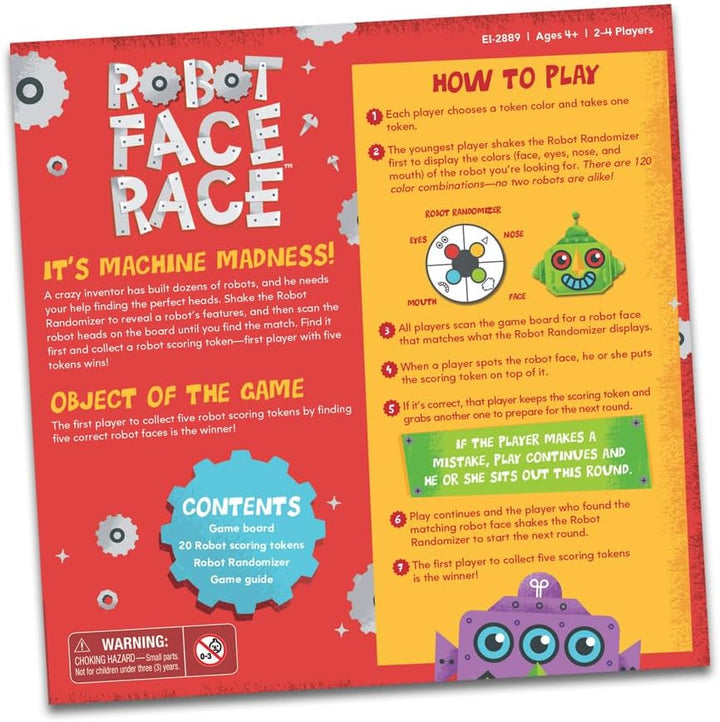 Learning Resources Robot Face Race Farb- & Merkmalspiel