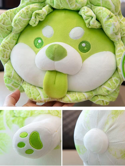 Veggie Dog Plush Toy, 40 cm Stuffed Animal Plushie Doll, Soft Fluffy Friend Hugging Cushion - Presen