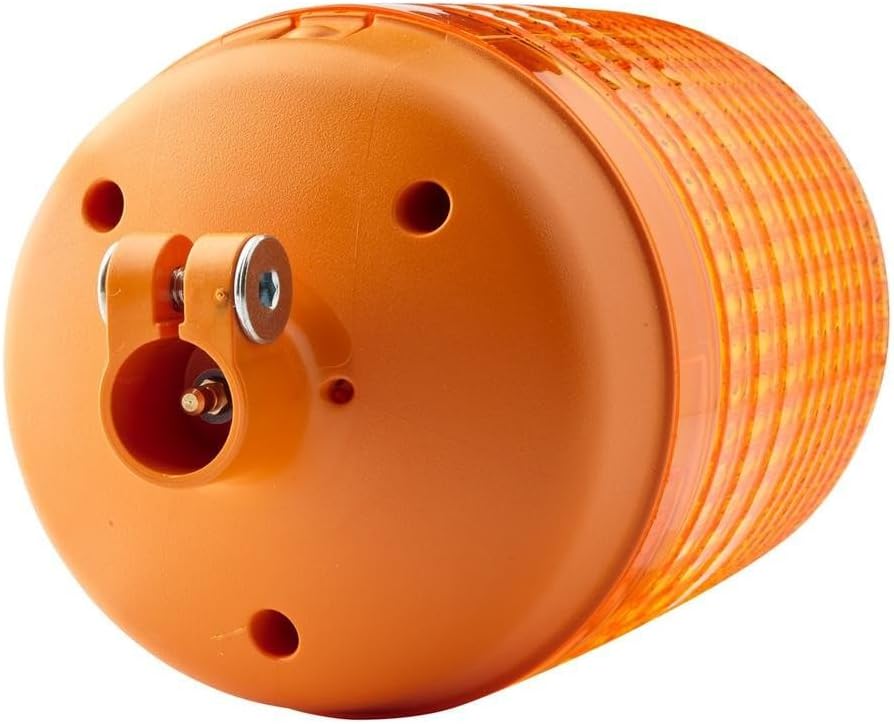 HELLA - Halogen-Rundumkennleuchte - KL 7000 - 24V - gelb - Rohrstutzen - Menge: 1 - 2RL 008 060-111