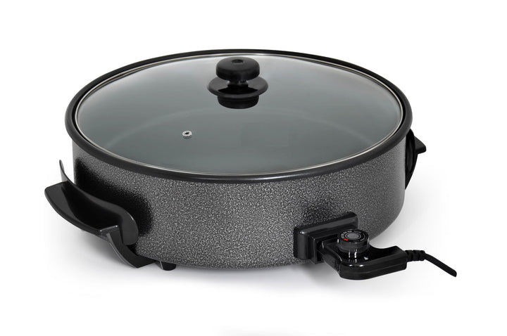 Tarrington House MP1420 Mehrzweckpfanne mit Deckel | Partypfanne | 1400 W | Ø 40 cm | Tiefe 9 cm | T