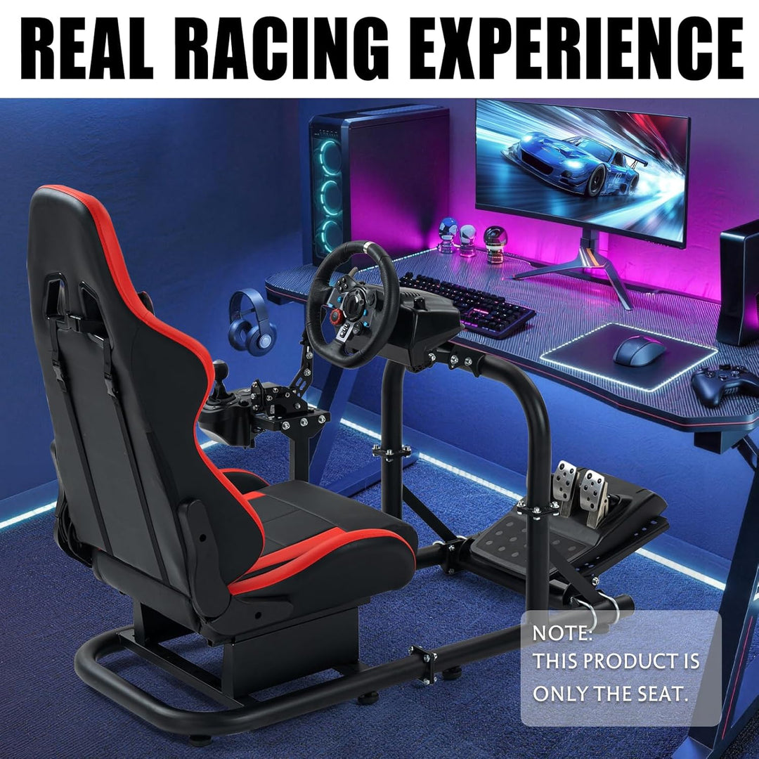 Dardoo Racing Gaming Schalensitz mit verstellbarem Doppelschieber Adapt Racing Simulator Cockpit Dri