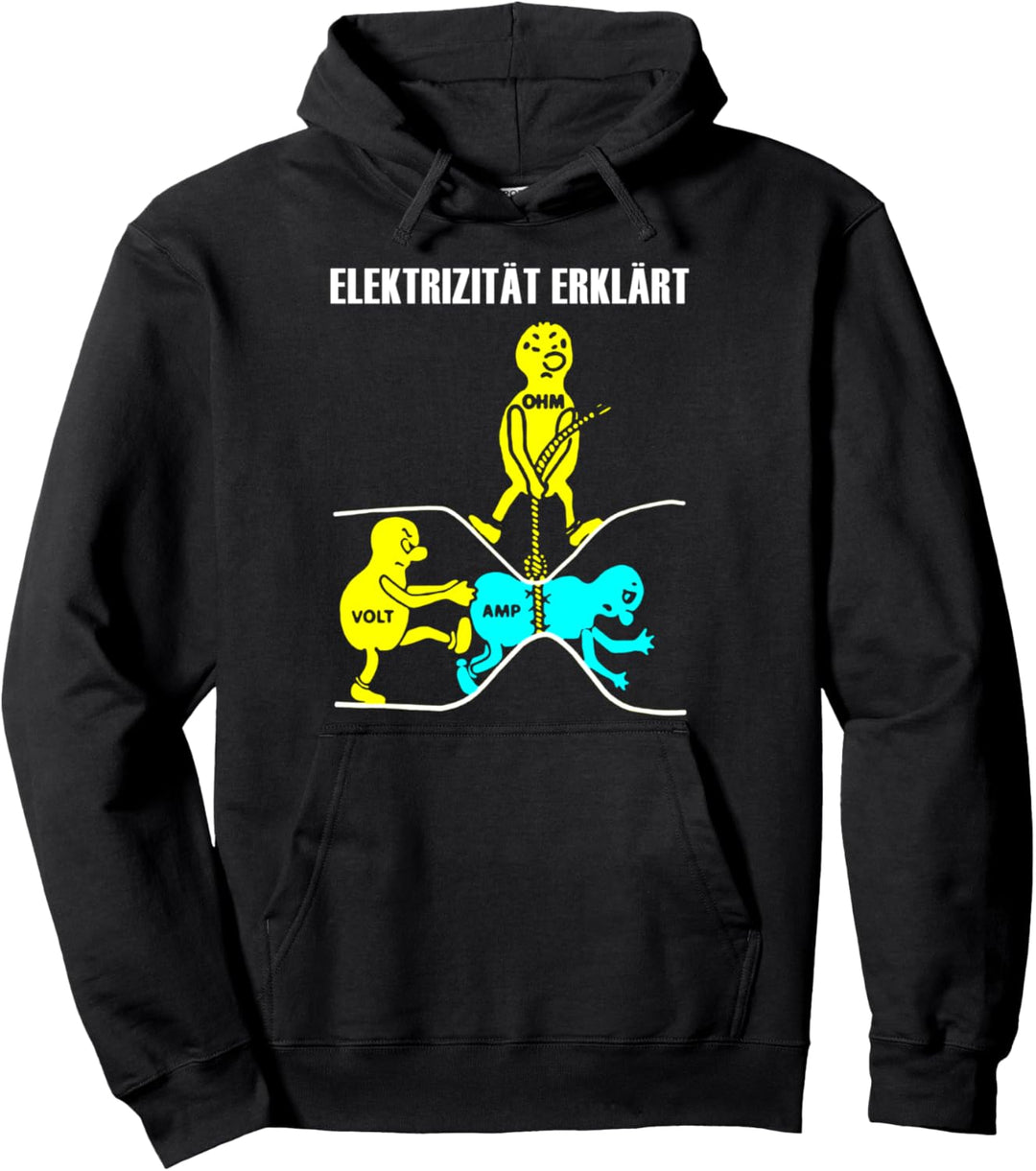 Elektriker Elektroniker Spruch Elektromeister Elektrizität Pullover Hoodie
