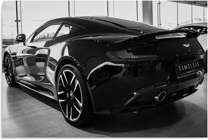 Feeby. Wandbilder - 1 Teilig- 78x118 cm - Bilder Kunstdrucke Deko Panel, AUTO, ASTON MARTIN, AUTOMOB