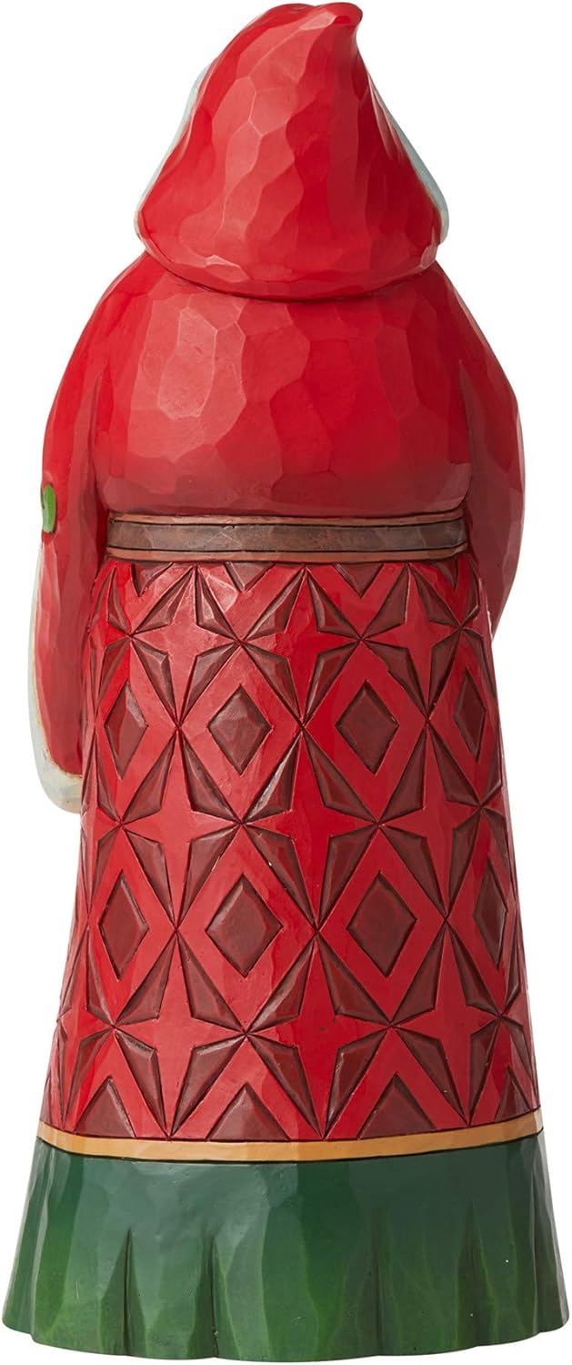 Heartwood Creek by Jim Shore Santa with Bells Figurine, 6006638, Multicolour, one Size