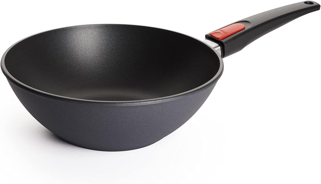 Woll Diamond Lite Wok- und Rührpfanne, Ø 26 cm, 9 cm hoch, mit abnehmbaren Stiel - Geeignet für Cera