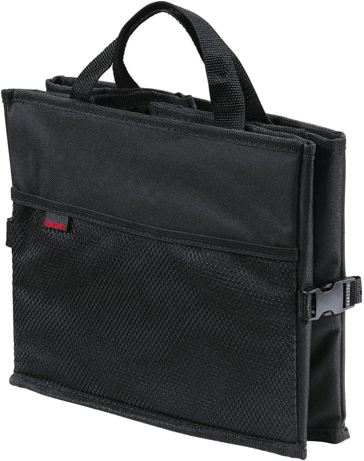 Hama Auto-Kofferraumtasche mit Klettbefestigung, faltbar, klein (37 x 29 x 25 cm) schwarz, klein