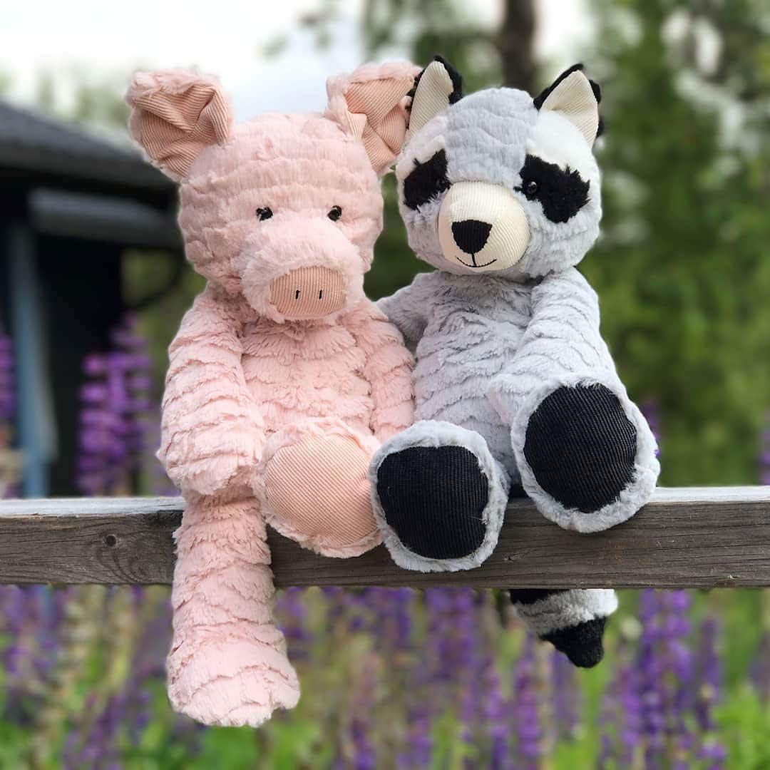 Mollis Kuscheltier - Kuschelwaschbär - 36 cm - Plüschtier-Waschbär - Kinder-Kuscheltier - weiches St