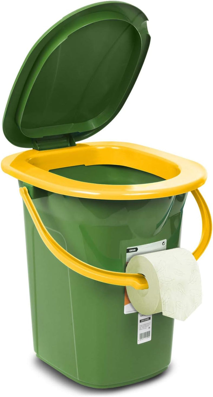 Green Blue GB320 Mobile Campingtoilette 19L | Tragbare Reisetoilette mit max. Tragkraft bis 130kg |