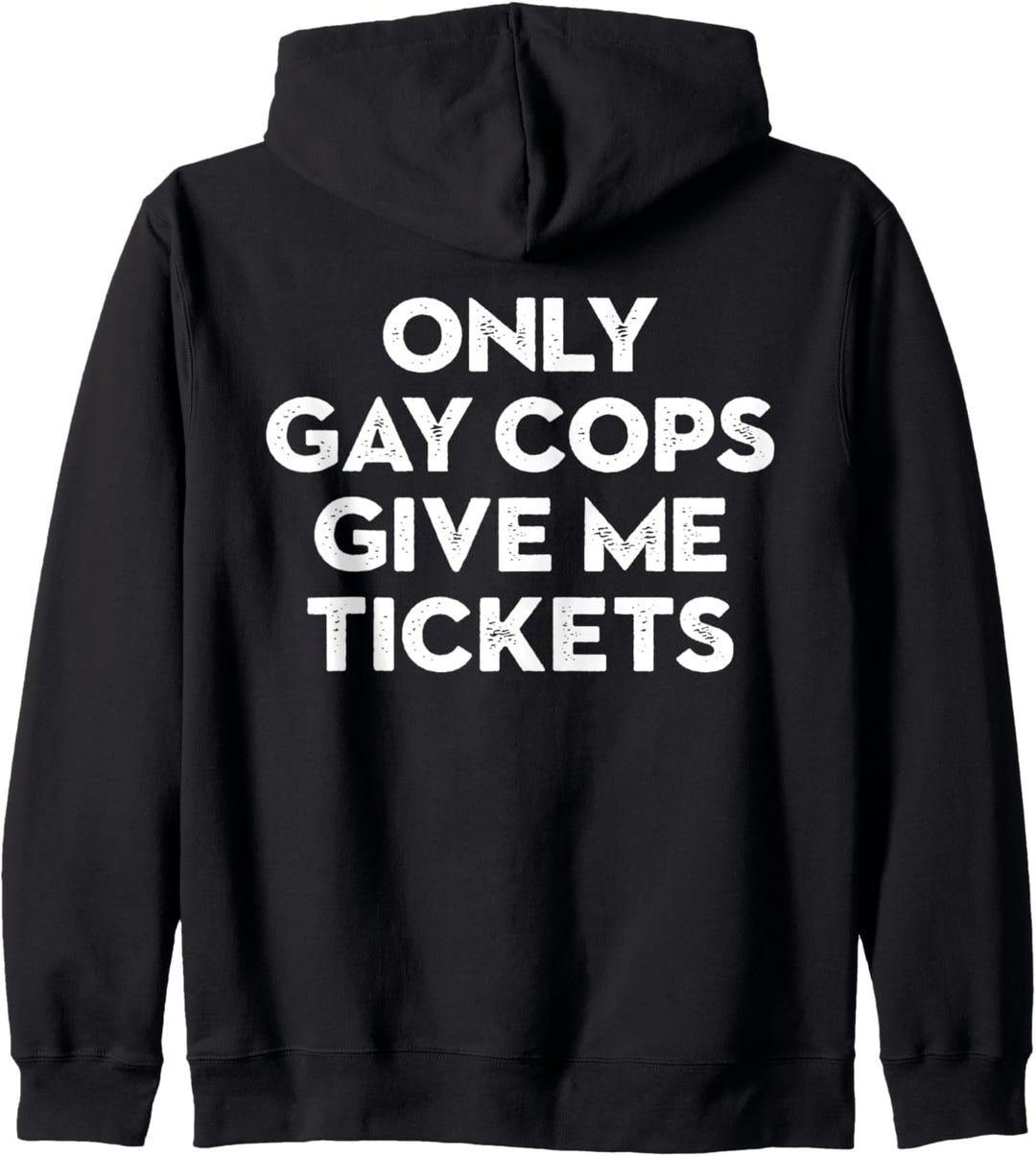 Only Gay Cops Give Me Tickets Biker inspiriert Kapuzenjacke