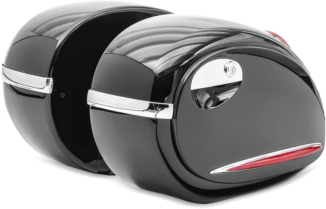 Seitenkoffer Craftride Alabama (Paar) je 33l + Haltesatz für Suzuki Intruder VL 1500/250 LC/VL 800 V