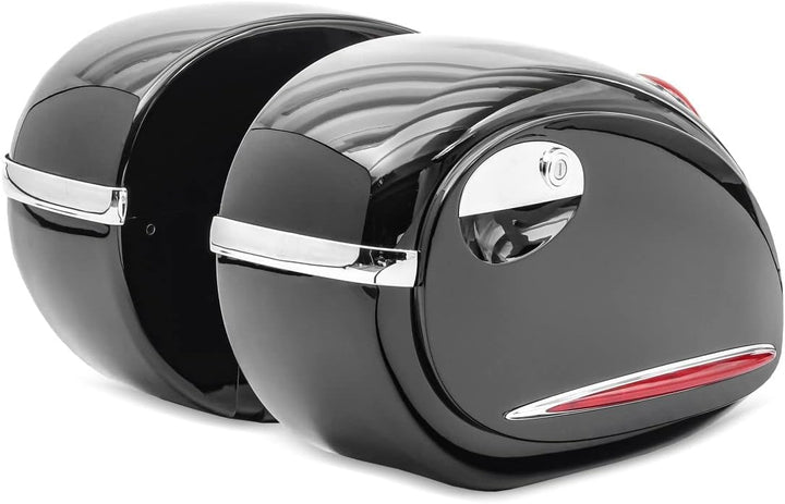 Seitenkoffer Craftride Alabama (Paar) je 33l + Haltesatz für Suzuki Intruder VL 1500/250 LC/VL 800 V