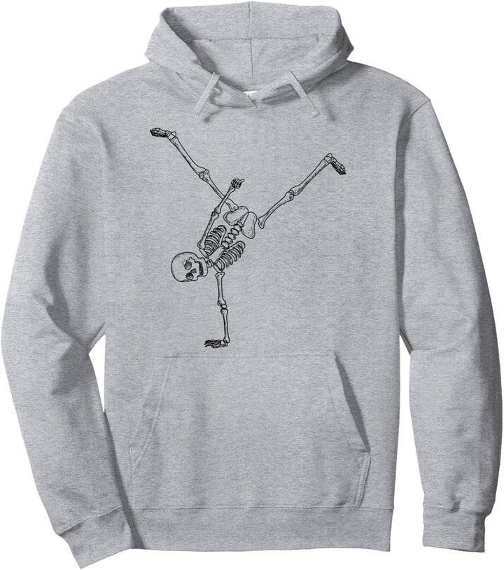 Breakdance Breakdancer Breakdancing Skelett Kinder Männer Pullover Hoodie