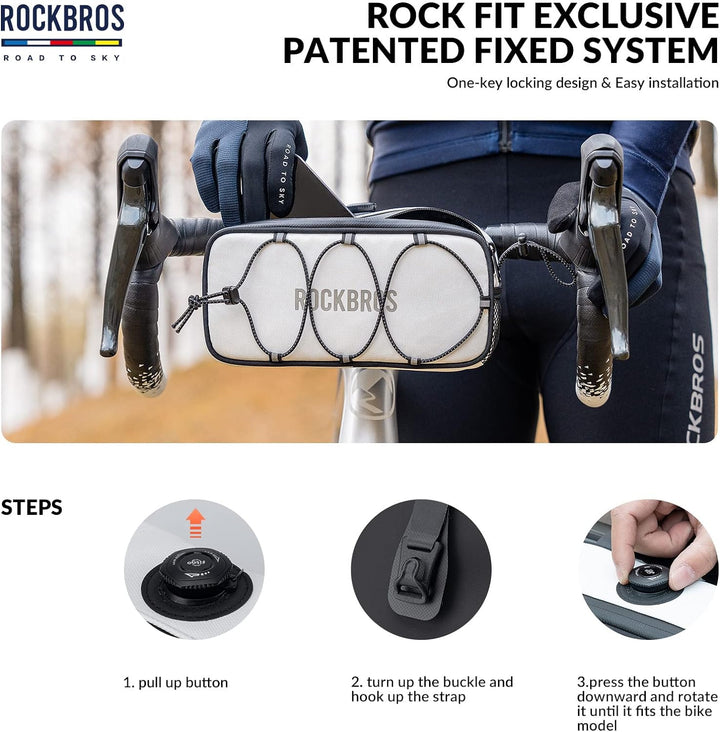 ROCKBROS Road-to-Sky Lenkertasche Fahrrad Tasche Selbstentworfene Fahrradtasche Wasserabweisende Ref