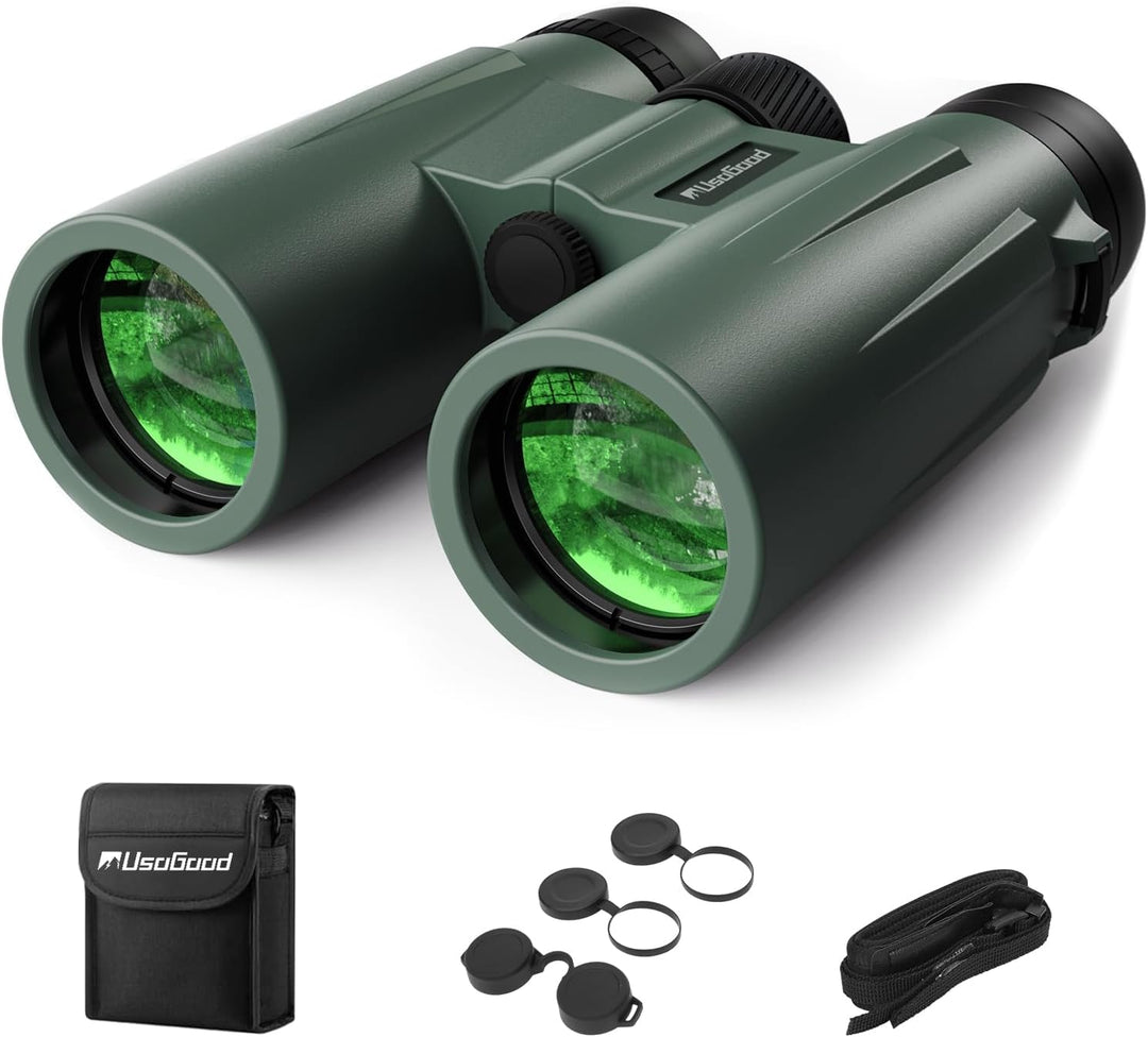 Usogood 12x50 Binoculars Professional mit GrossEr Reichweite Fernglas Erwachsene – Bak4-Prisma und L