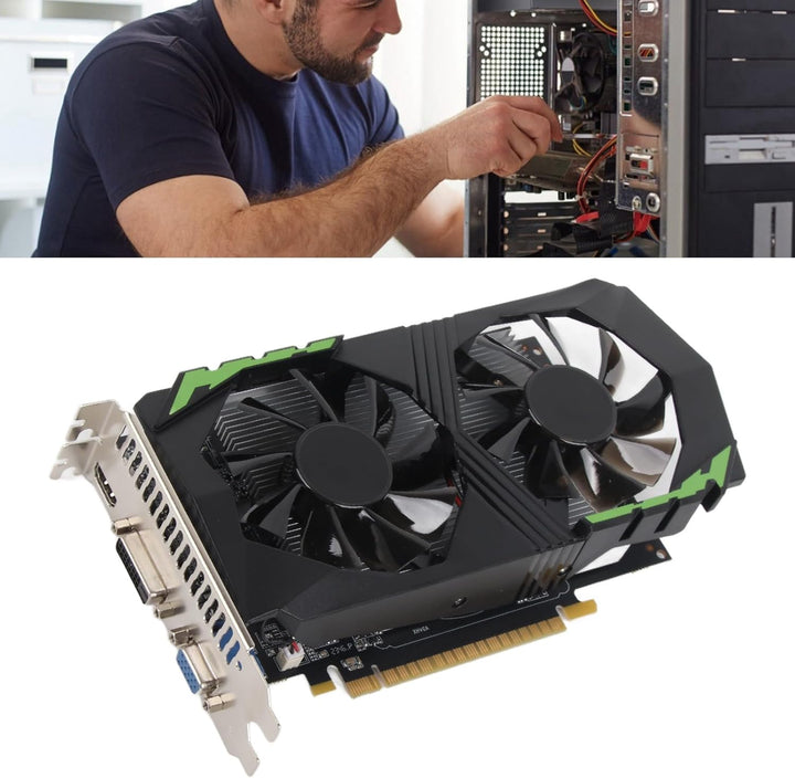Tbest GTX 1050 Ti,Geforce GTX 1050 Ti,Grafikkarten,Grafikkarte 128bit 4GB DDR5 1250MHz Automatische