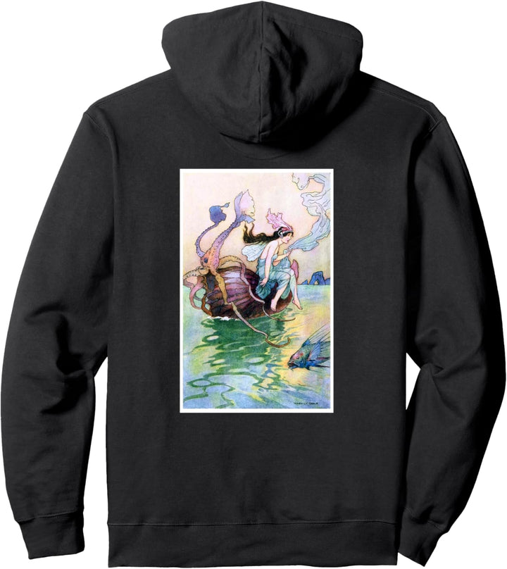 Fee auf Nautilus Boot Tintenfisch Fish Warwick Goble Skurril Pullover Hoodie