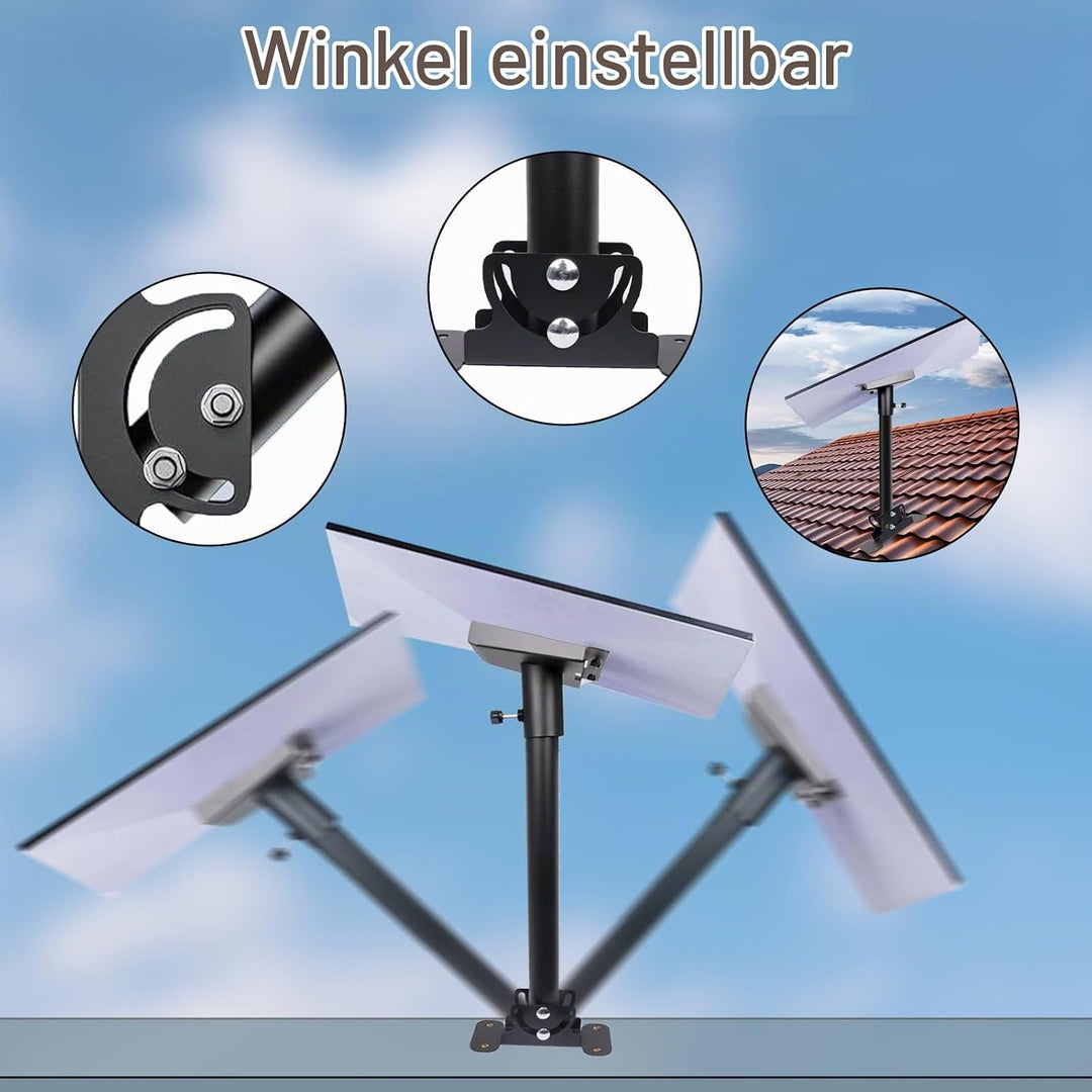 Starlink Halterung Gen 3 Satz, 360° Einstellbare Dachhalterung &amp; Wandhalterung für Starlink Gen 3 /