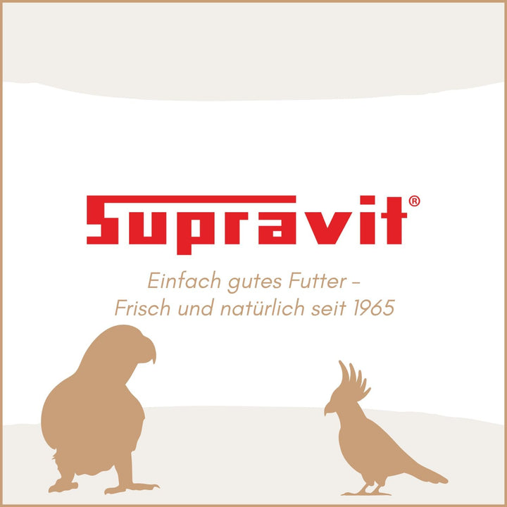 SUPRAVIT Papageienfutter 20 kg, Futtermischung für Papageien Aller Arten 20.00 kg (1er Pack), 20.00