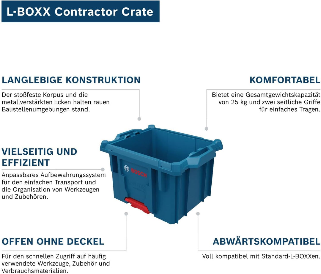 Bosch Professional L-BOXX Contractor Crate, L-BOXX Contractor Crate