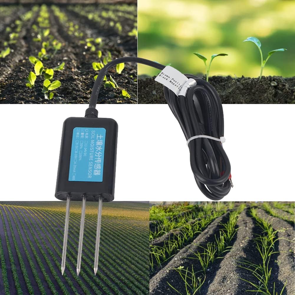 Tyenaza Bodenfeuchtesensor, RS485-Ausgang Bodenfeuchtesensor Feuchte Messgerät für Garten, Landwirts