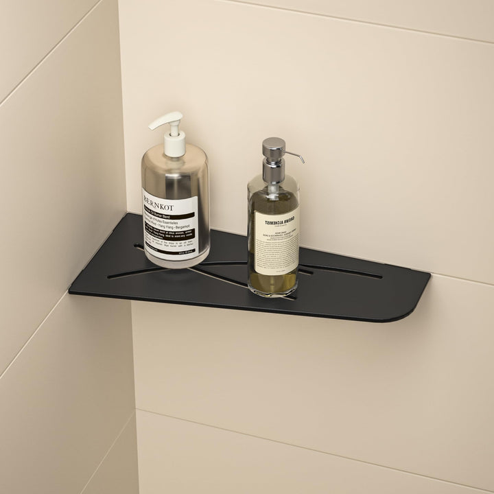 Eck Duschregal mit 3 mm Stärke, Duschablage Ohne Bohren Eckregal Dusche, SUS304 Edelstahl Badezimmer