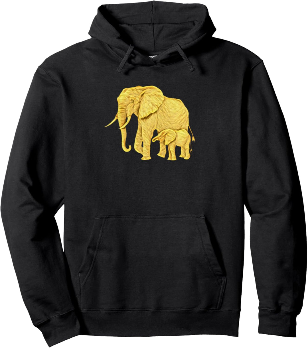 Elefant Motiv Afrika Elefanten Pullover Hoodie