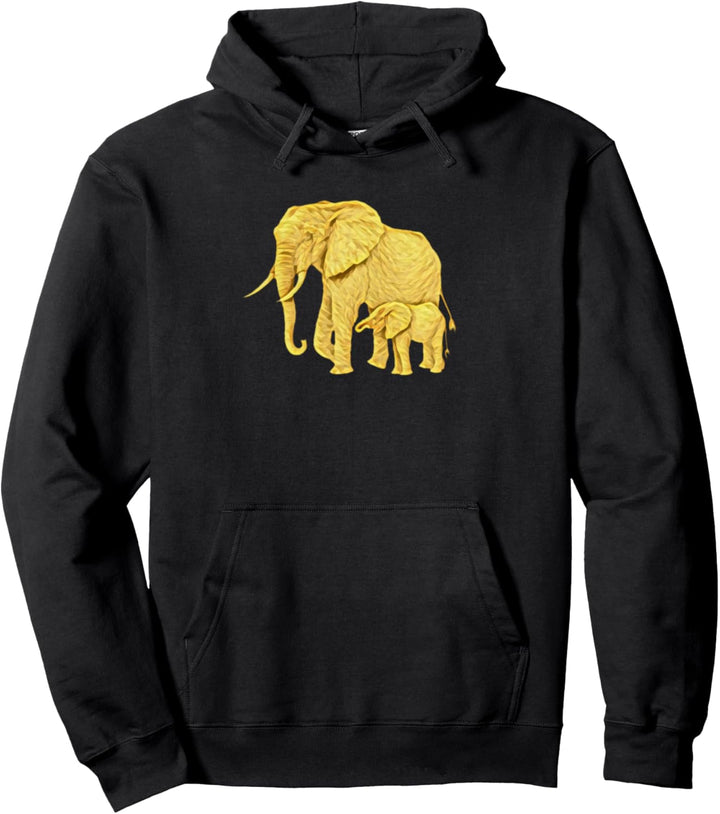 Elefant Motiv Afrika Elefanten Pullover Hoodie