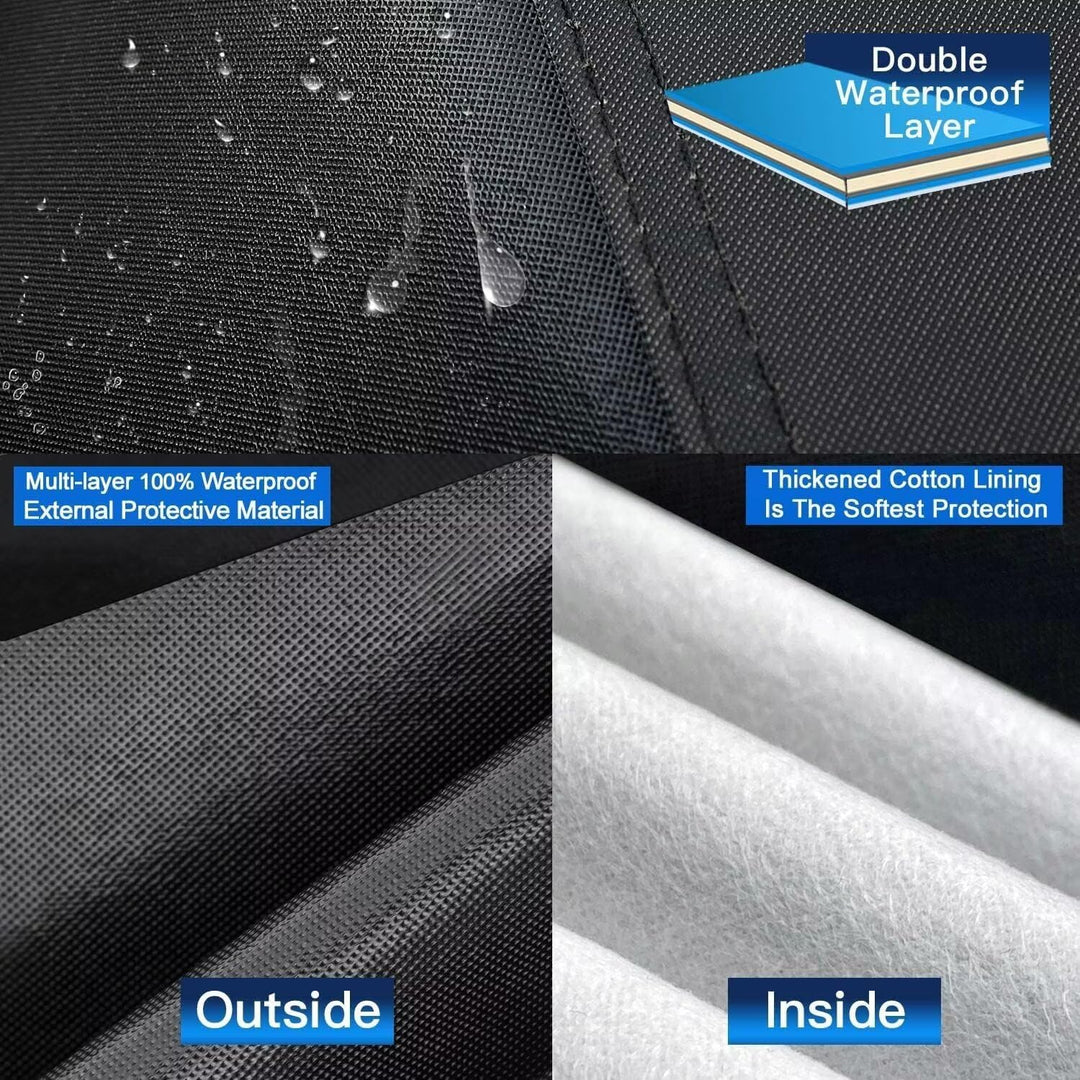 10 Schichten Autoabdeckung Kombi 100% Wasserdicht,Auto Abdeckplane für Vollgarage.Autoplane Passend