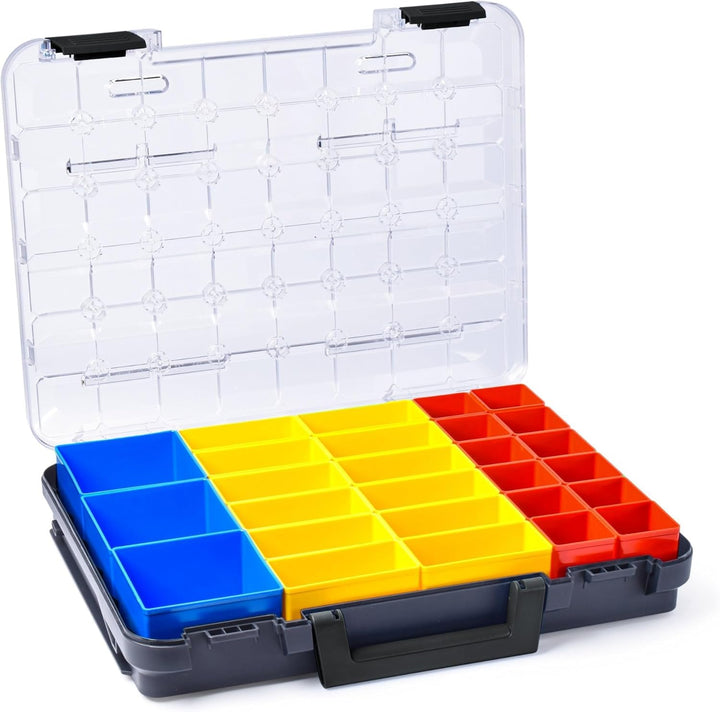 Kleinteile Aufbewahrung Koffer | Bosch Sortimo T-BOXX 320 inkl. Insetbox T1 | Idealer Sortimentskast