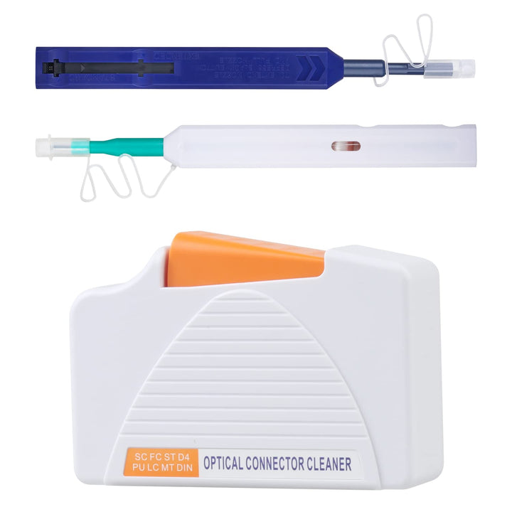 MSDADA Glasfaser Reinigungsstifte Glasfaser-Reinigungsbox, Fiber Optic Cleaner AUA-550 Reinigungskas