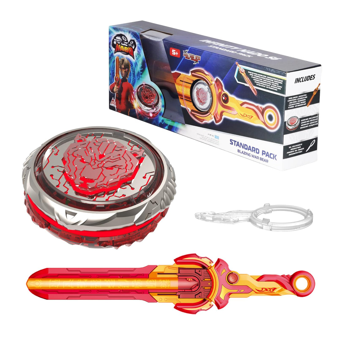 INFINITY NADO Kreisel für Kinder Metall Spielzeug Jungen, Battle Tops Kreisel Launcher Spielzeug, Sp