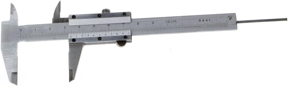 Messschieber, Mini-Messschieber, 0–100 mm Messgerät, Tasche, Edelstahl, metrisch, Maschinist