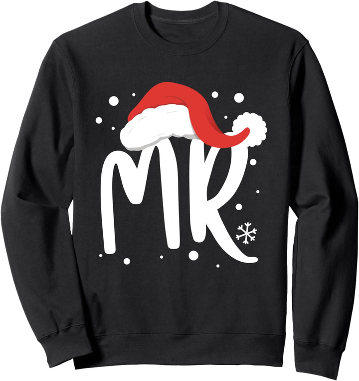 Partnerlook Mr Mrs Christmas Ugly Weihnachts Outfits Sweatshirt
