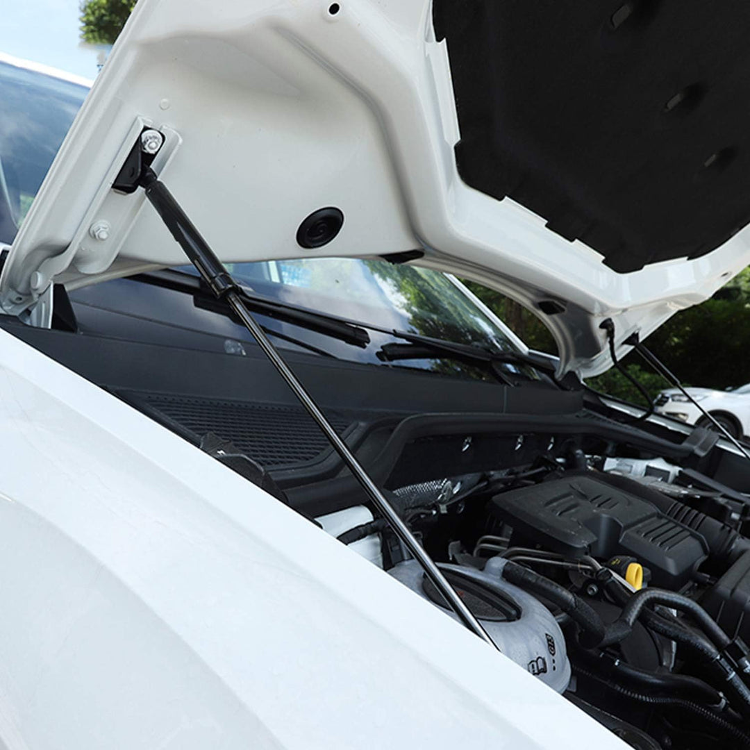 LFOTPP Motorhauben Gasfeder für T-Roc, Schwarze Gasdruckfeder Motorhaube, 2 Stück