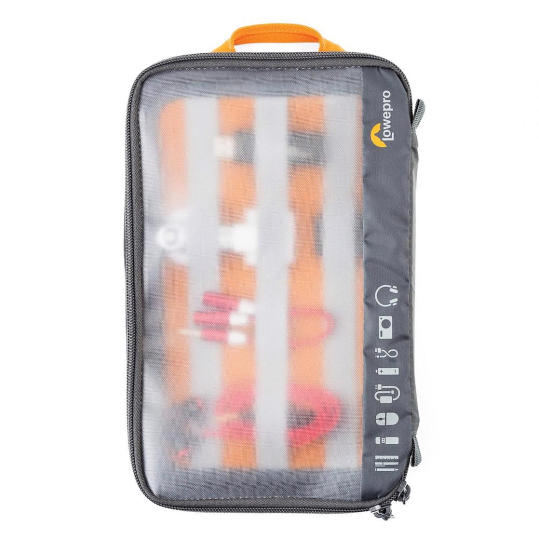 Lowepro GearUp Pouch Large, Travel Essentials Case, Reisetasche für PC-Kabel, Adapter, Akkus, Ladege