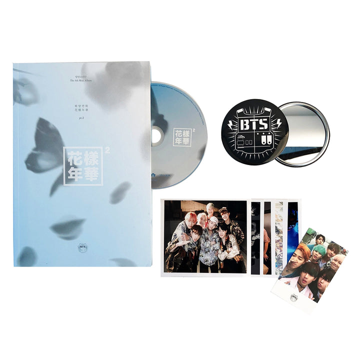 BTS 4th Mini Album - In The Mood For Love PT.2 [ BLUE Ver. ] CD + Photobook + Photocard / K-POP Seal