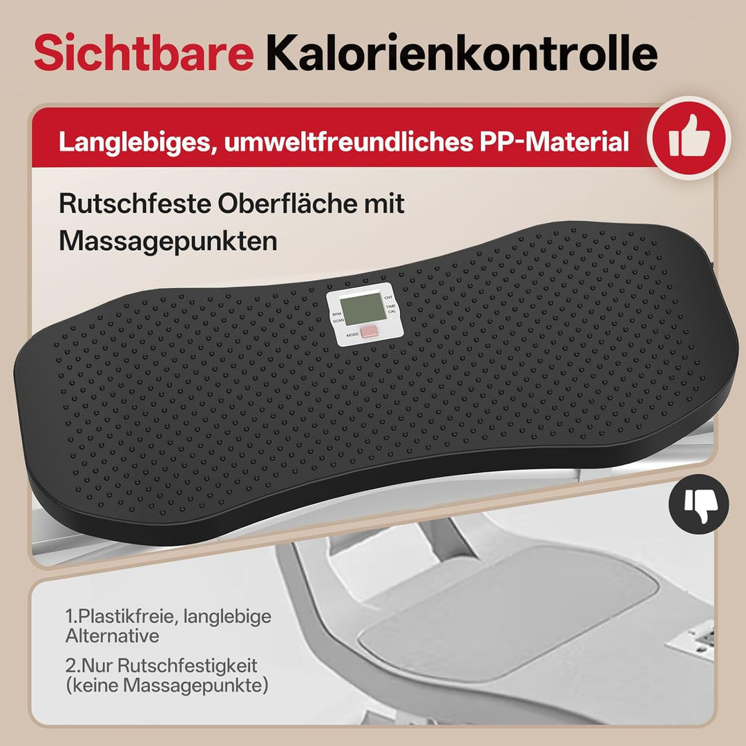 PASYOU Balance Board Ski-Simulator,Wackelbrett mit Widerstandsbändern,Balance Board Erwachsene mit L
