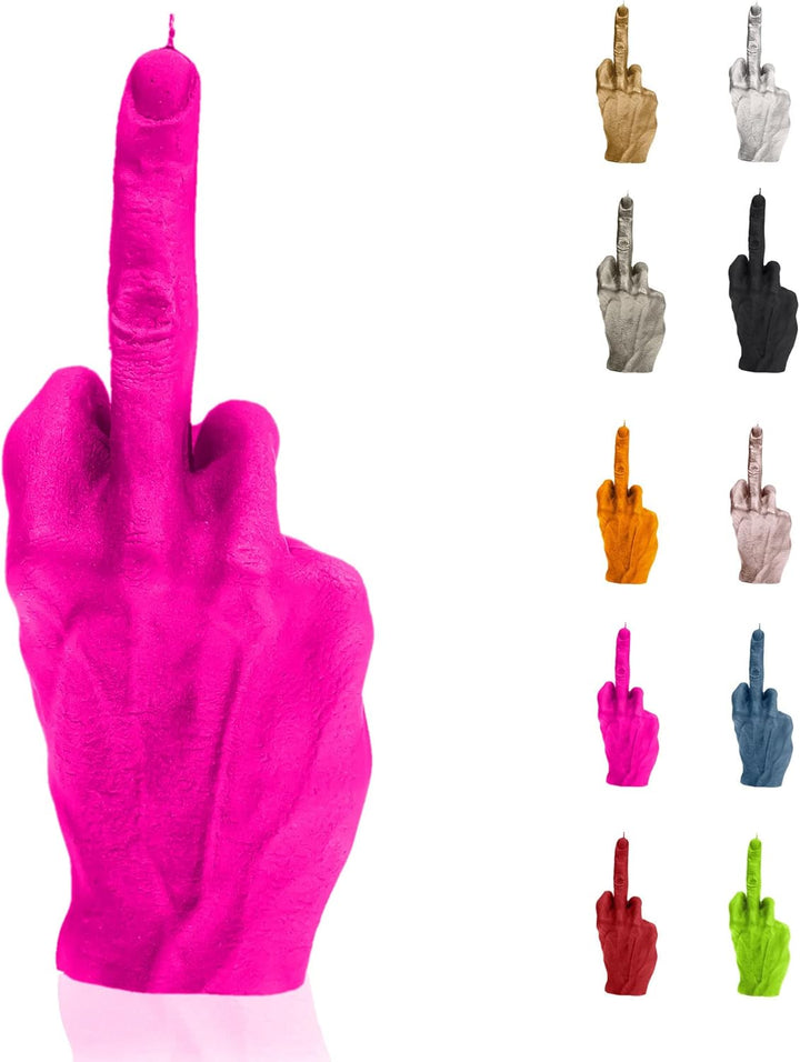 Candellana Mittelfinger Kerze - Mittelfinger Figur - Coole Deko - Gothic Deko - Grunge Deko Kerze -