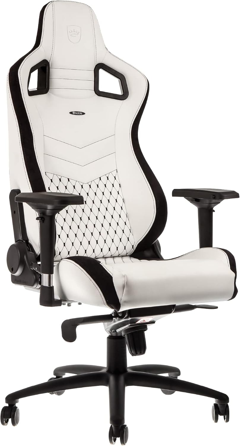 noblechairs Epic Gaming Stuhl - Bürostuhl - Schreibtischstuhl - PU-Kunstleder - Inklusive Kissen - W